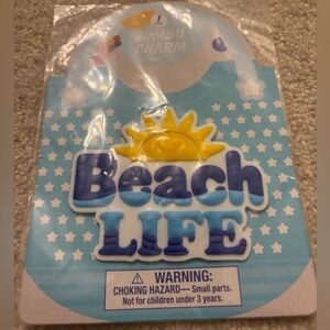 NWT Target Bullseye Playground Beach Life Jumbo Charm for Bogg Bag